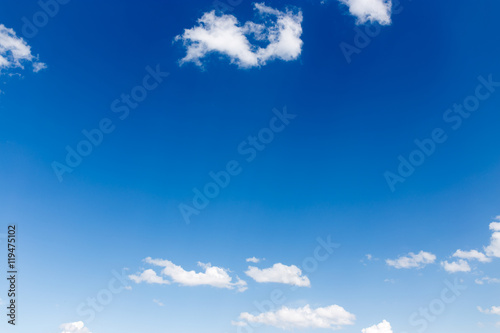 beautiful clouds against blue sky