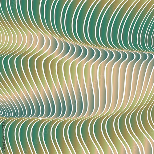 modern hypnotic background from sheets and strips with a gradient
