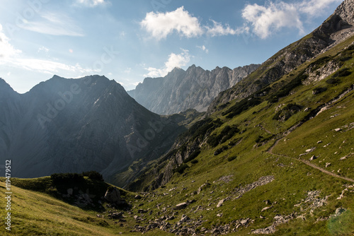 Morning hours in the Karwendel mountains of Austria © benicoma