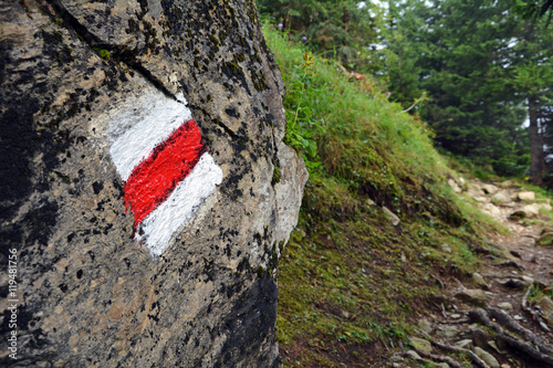 Wanderweg Markierung, Schweiz