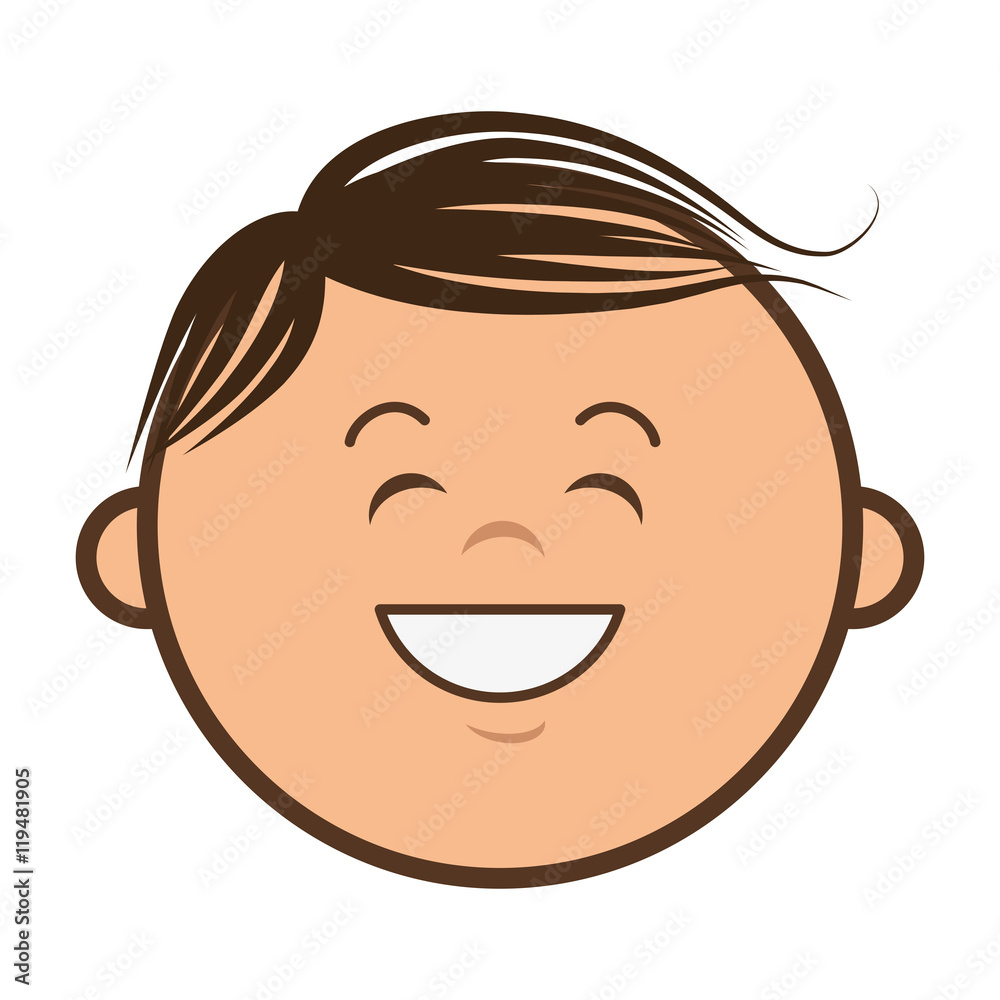 kid smiling cartoon kid smiling cartoon