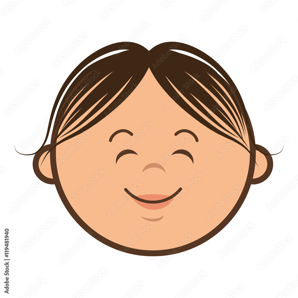 kid smiling cartoon kid smiling cartoon