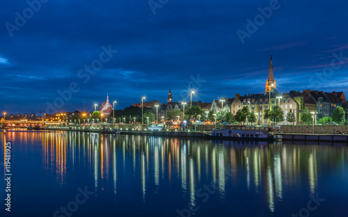 Stettin bei Nacht  Polen