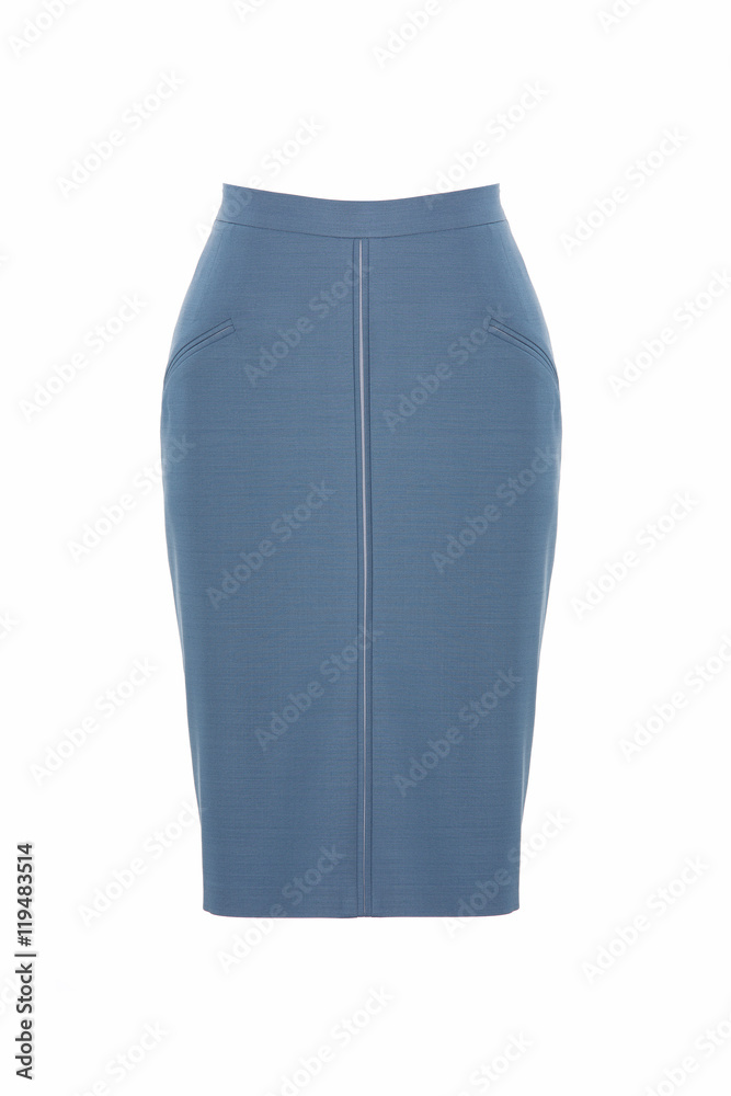 Women's skirt isolated on white