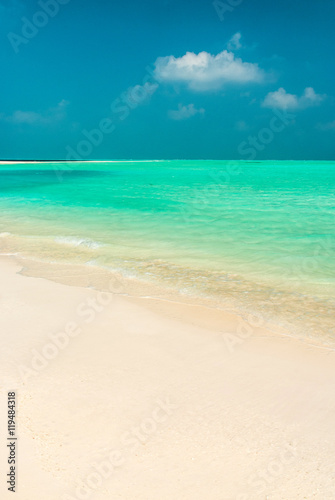 Fantastic beach in Maldivian island