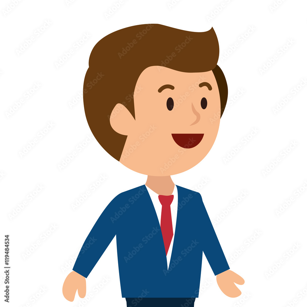 businessman executive cartoon