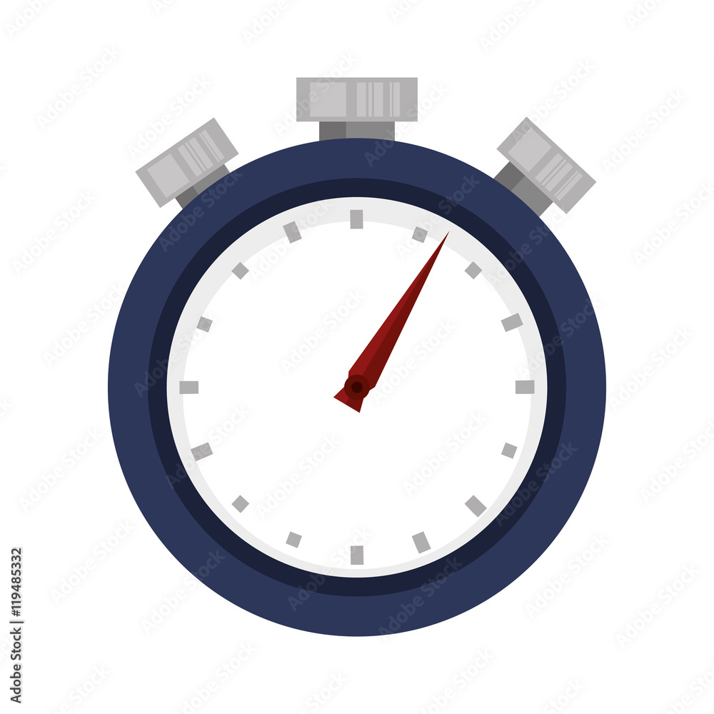 chronometer time counter clock device sport training vector illustration chronometer time counter clock device sport training vector illustration