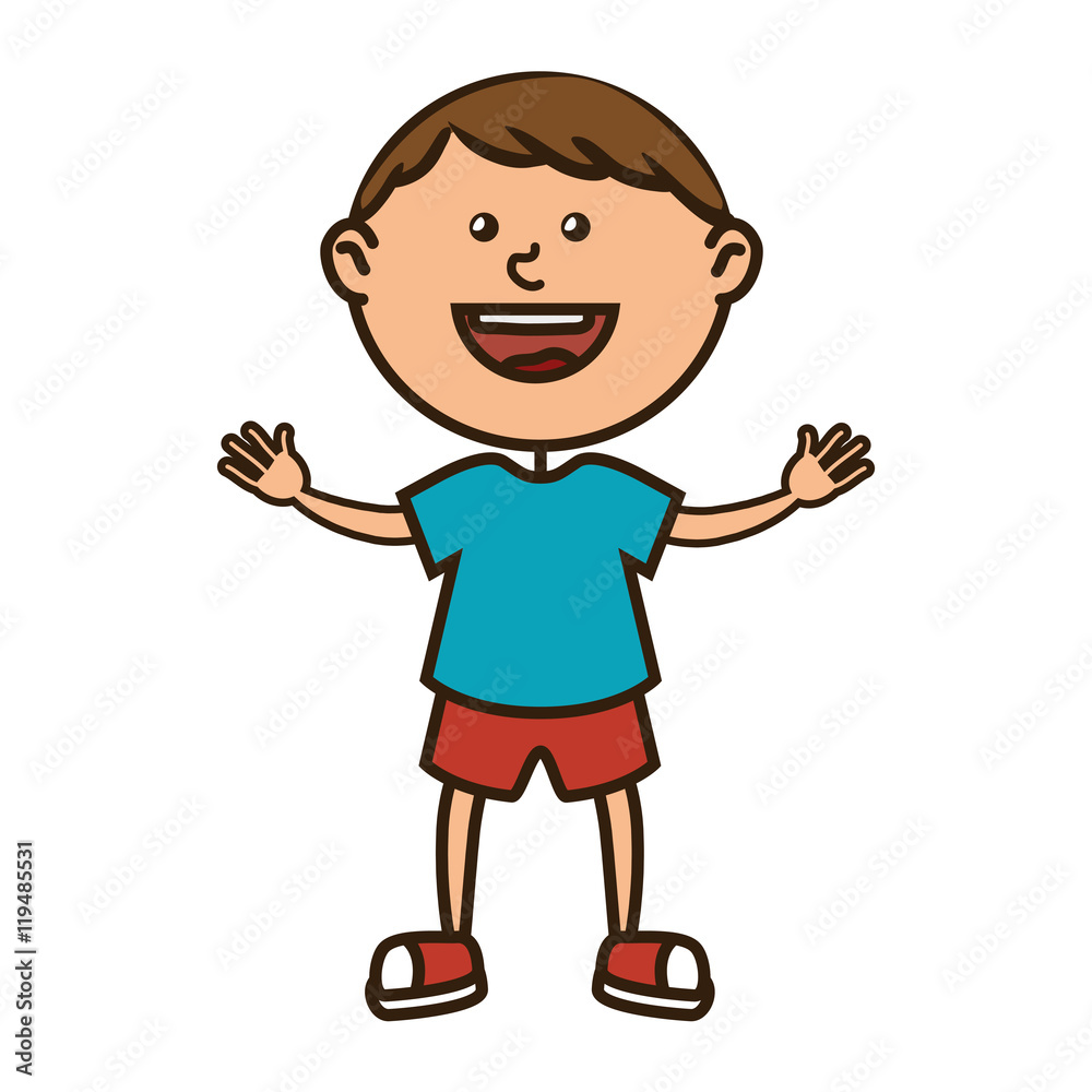 boy smiling happy child kid face cartoon vector illustration boy smiling happy child kid face cartoon vector illustration
