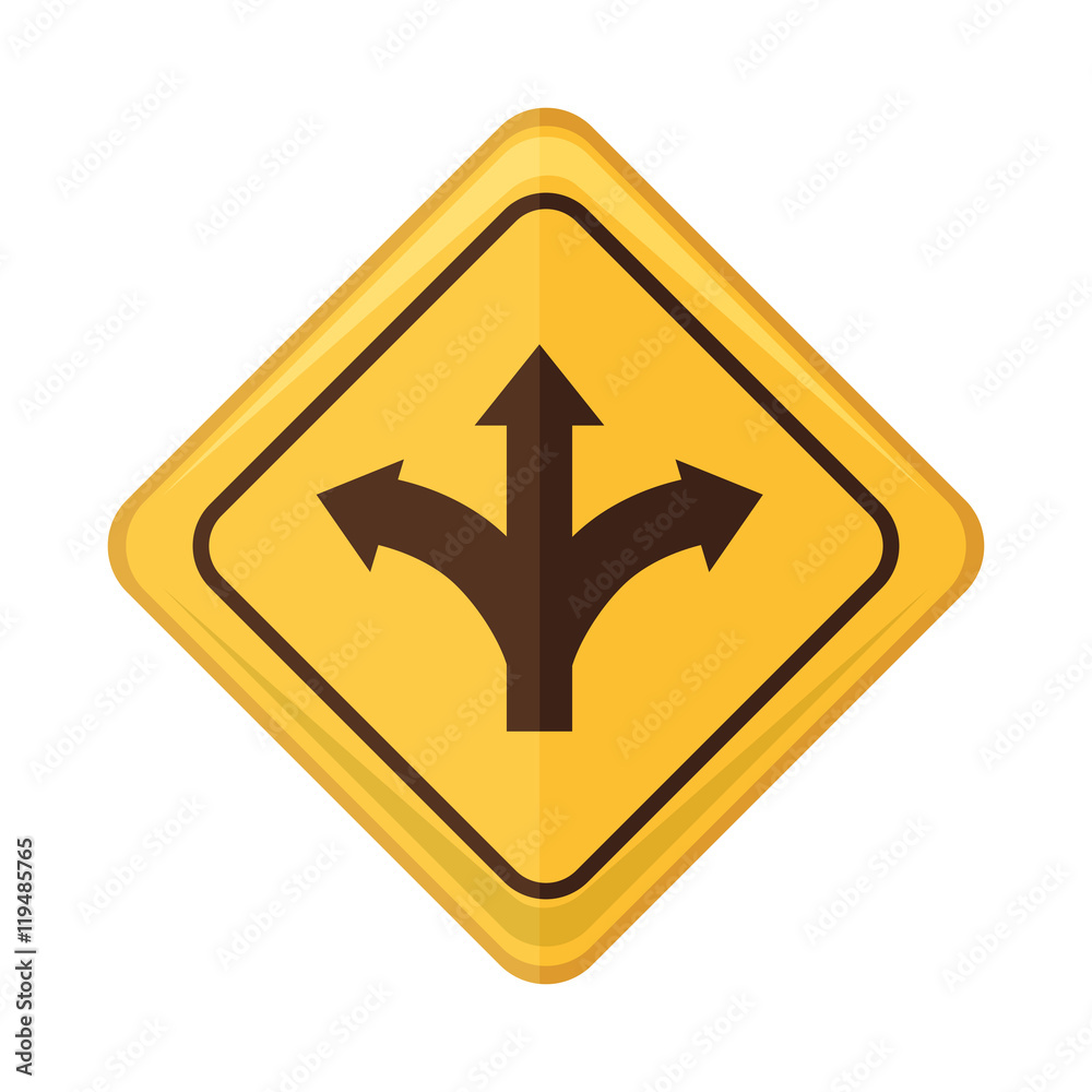 transit arrow road sign pole warning prevention safety element vector illustration transit arrow road sign pole warning prevention safety element vector illustration