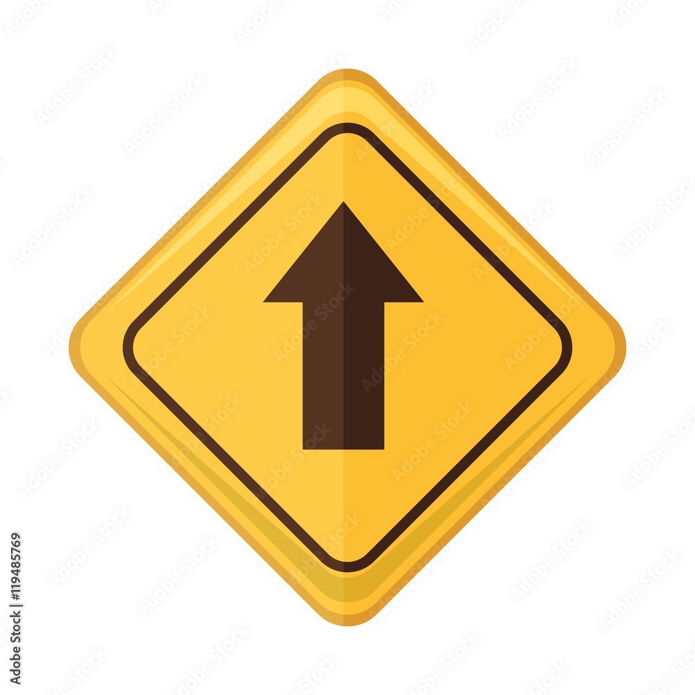 transit arrow road sign pole warning prevention safety element vector illustration transit arrow road sign pole warning prevention safety element vector illustration