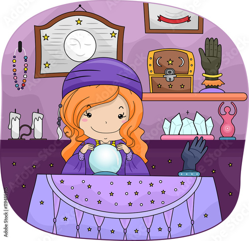 Kid Girl Gypsy Magic Ball
