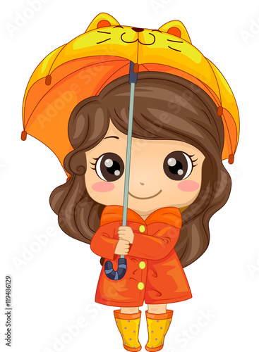 Kid Girl Rainy Day Outfit