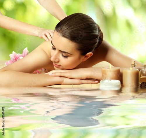 Spa concept. Beautiful woma...