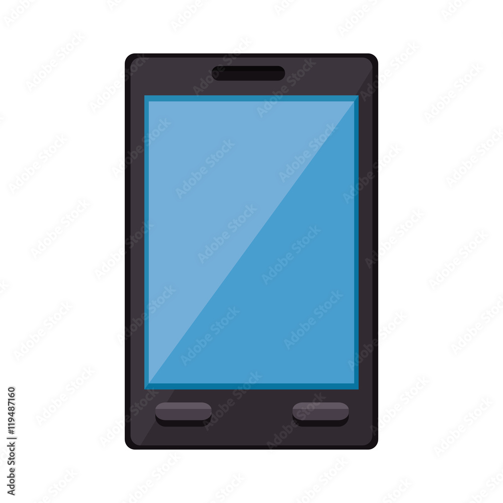 smartphone screen mobile phone technology buttons display vector illustration smartphone screen mobile phone technology buttons display vector illustration