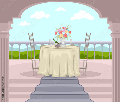 Outdoor Balcony Date