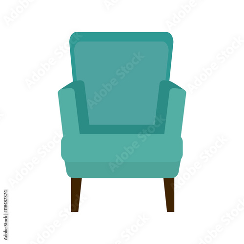 armchair comfortable seat classic furniture home decoration