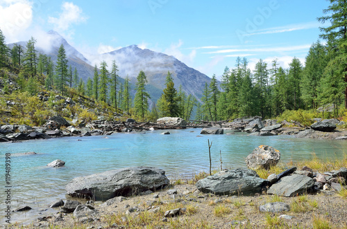Konstfotografi Большое Шавлинское озеро, Горный Алтай
