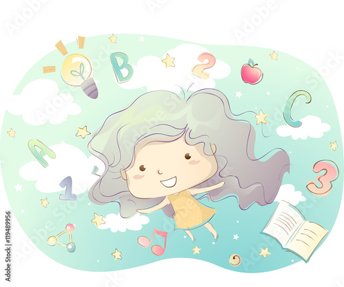 Kid Girl Education Quest