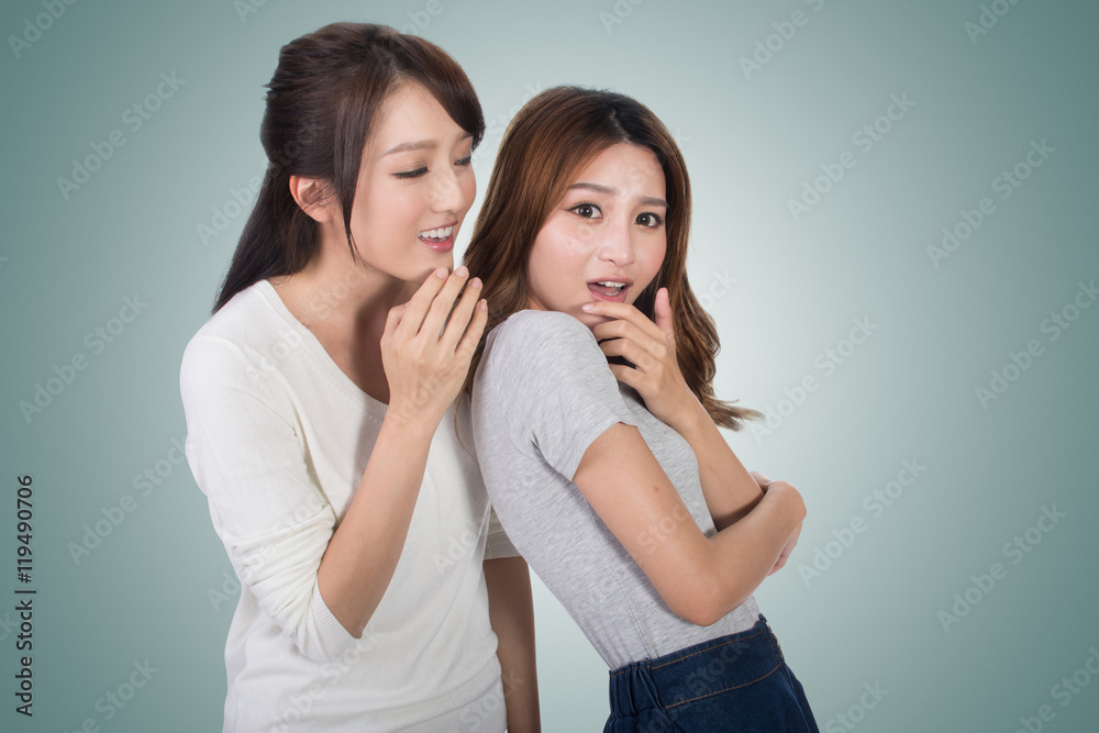 Asian friends' whisper Asian friends' whisper