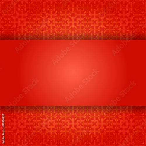 Traditional Chinese Greeting Card Template 