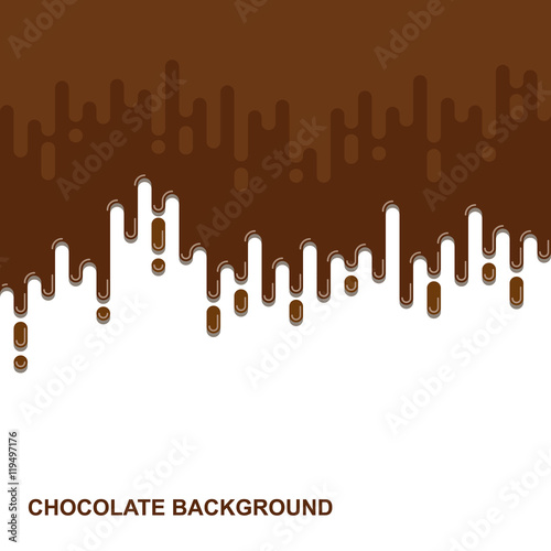 Vector flat dripping background