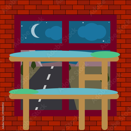 hostel room interior