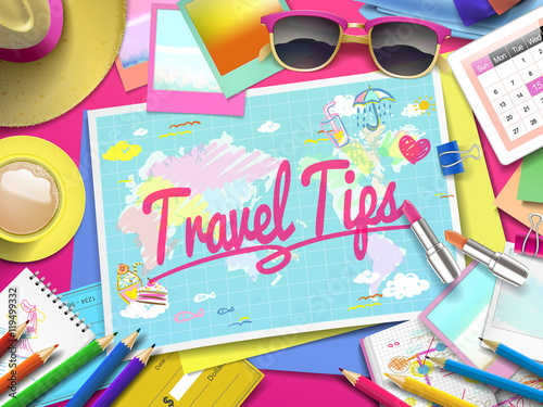 Travel Tips on map