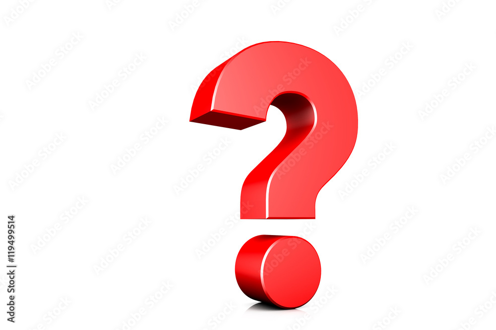 3d illustration question mark 3d illustration question mark