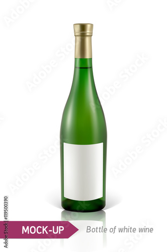 bottles of white wine