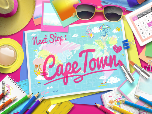 Cape Town on map