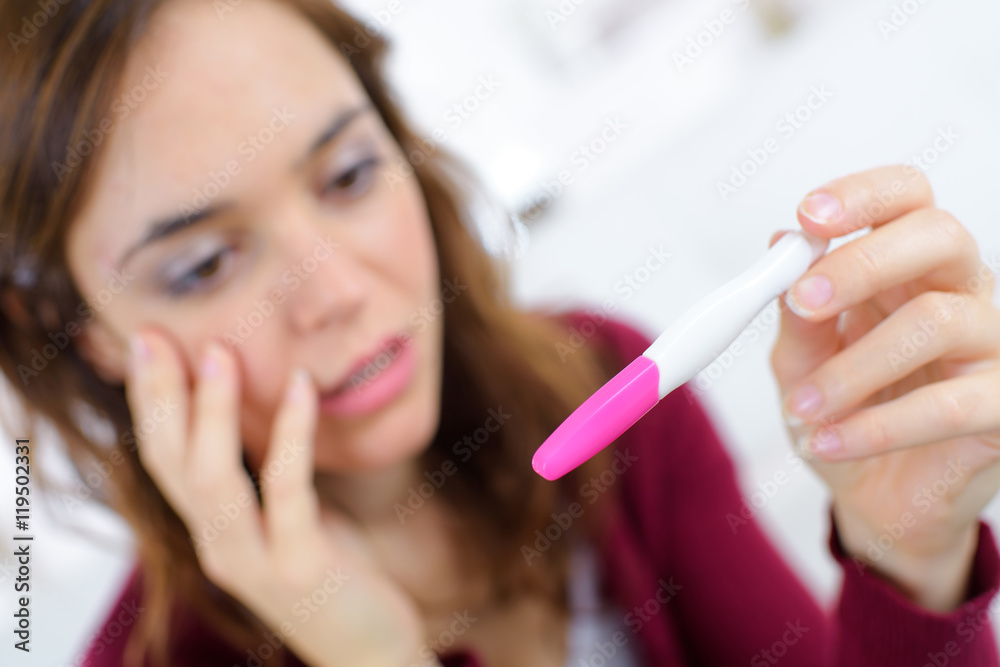 She can't believe she's going to have a baby She can't believe she's going to have a baby
