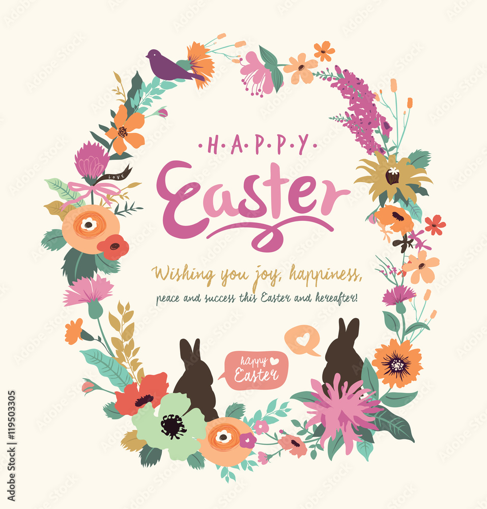 Obraz Easter Day greeting card