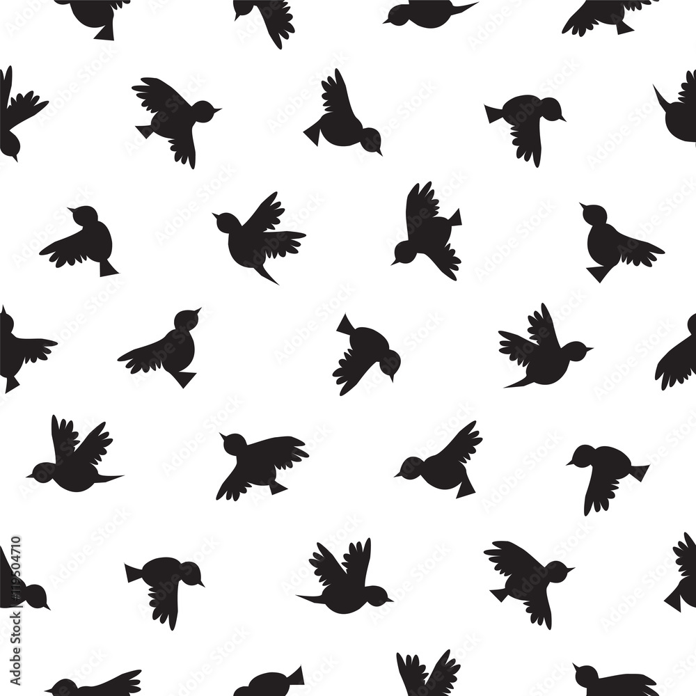 Seamless pattern - birds Seamless pattern - birds
