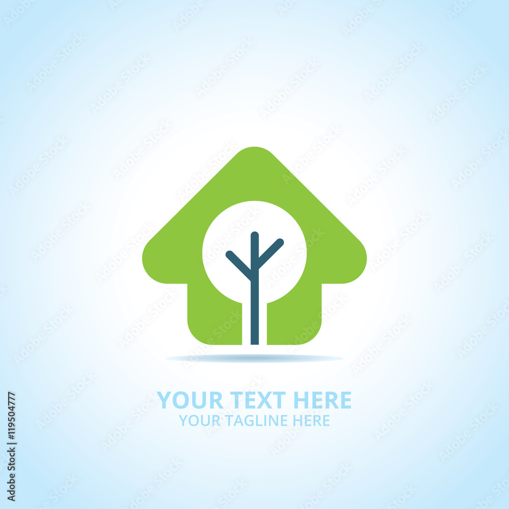 Abstract Nature logo, design concept, emblem, icon, flat logotype element for template. Abstract Nature logo, design concept, emblem, icon, flat logotype element for template.