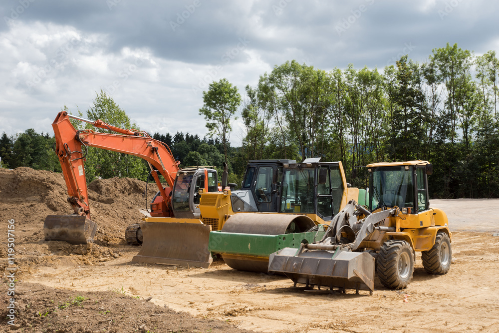 Bagger- Baumaschinen