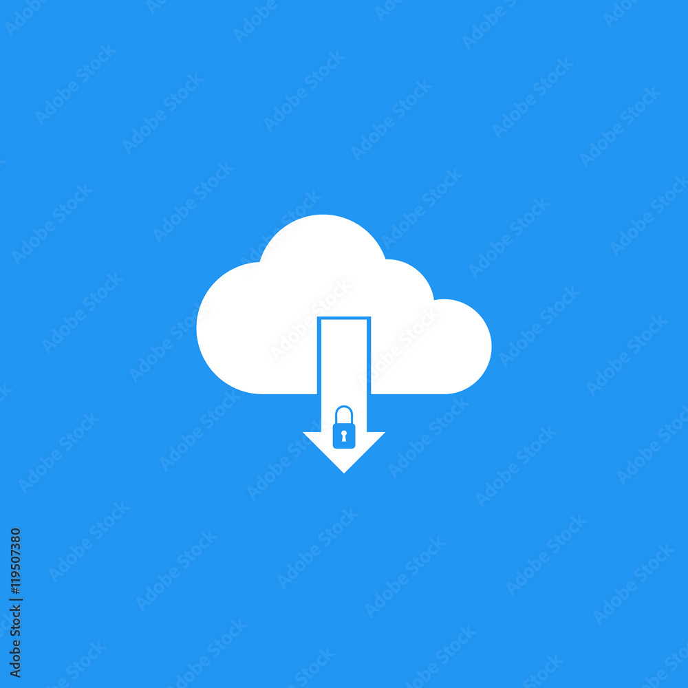 Secure download icon Vector Illustration Image Web Material icon Secure download icon Vector Illustration Image Web Material icon