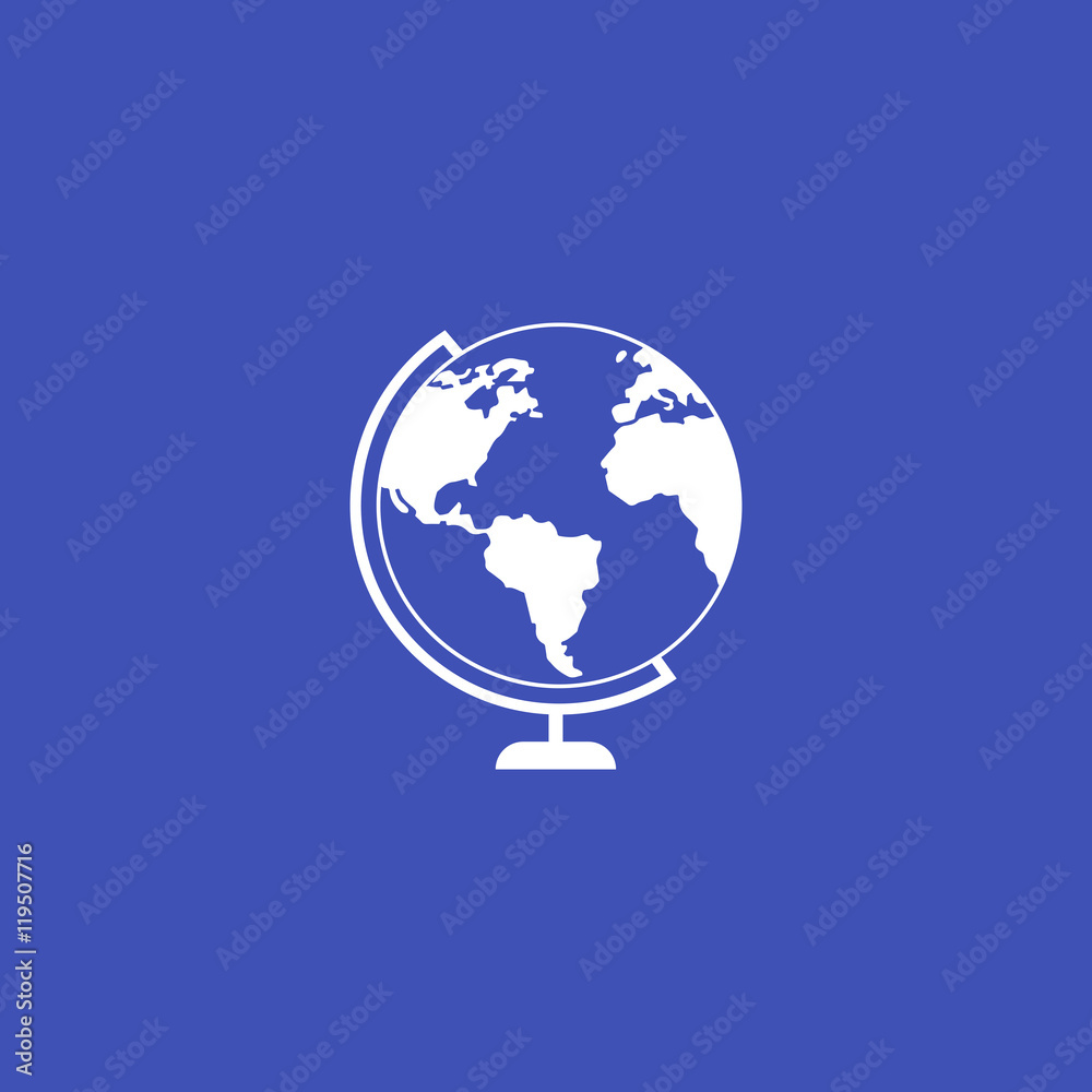 Globe icon Vector Illustration Image Web Material icon