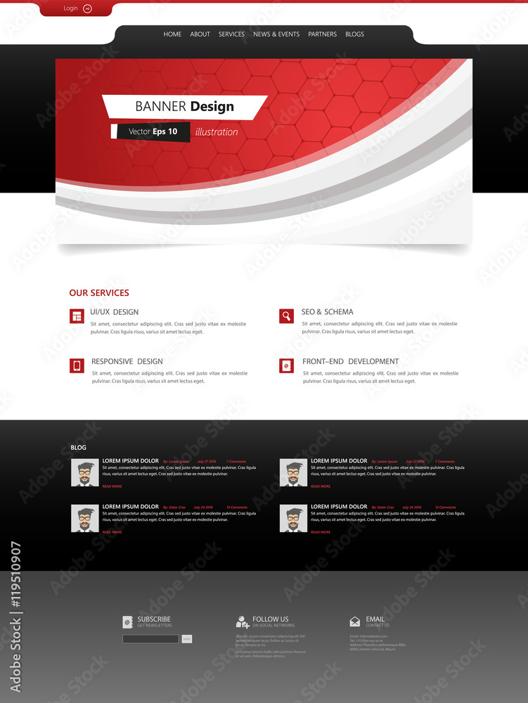 Website Design for Your Business, Vector Design.
Website Design for Your Business, Vector Design.
