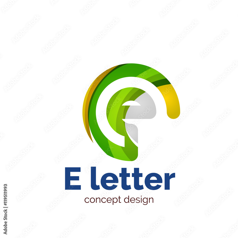 Vector letter concept logo template, abstract business icon Vector letter concept logo template, abstract business icon