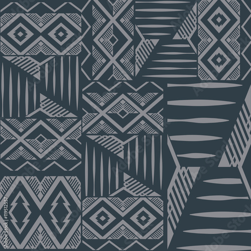 Seamless Tribal Pattern Design