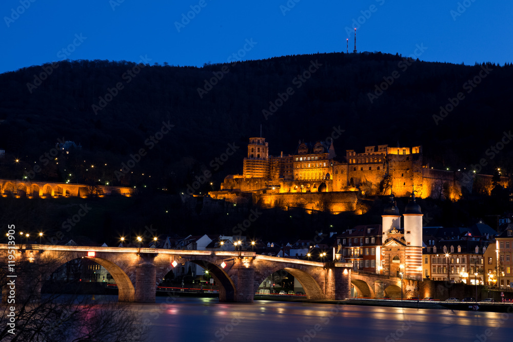City of Heidelberg at Night