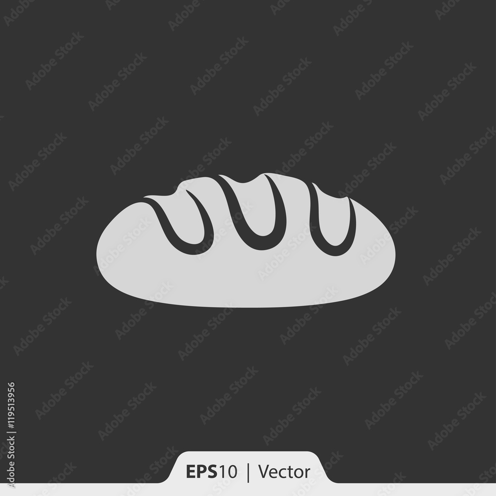 Bread vector icon for web and mobile Bread vector icon for web and mobile