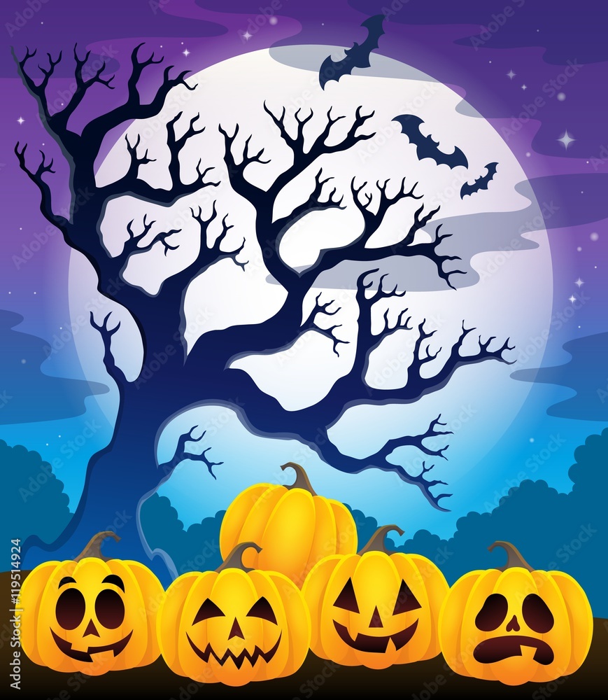 Halloween pumpkins theme image 2