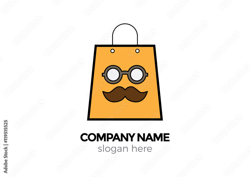 face symbol shoppig vector icon