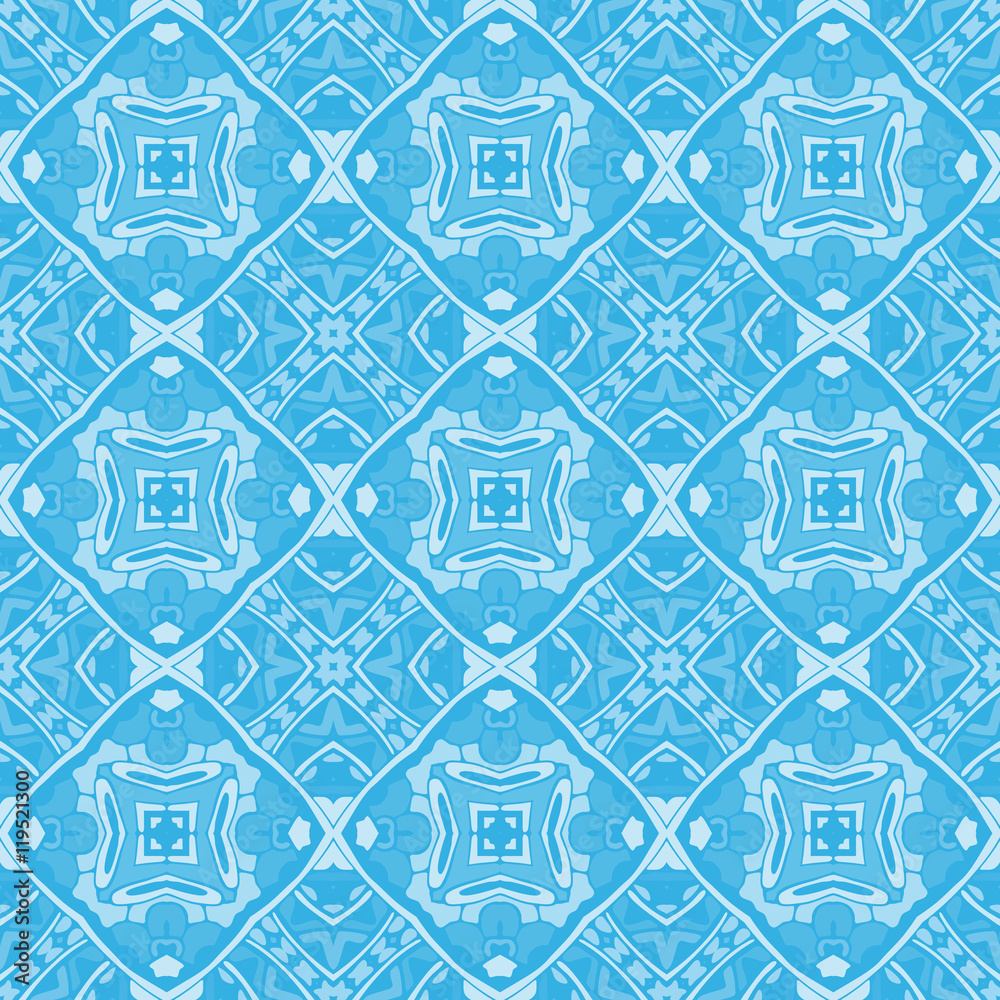 Abstract seamless ornamental vector pattern 