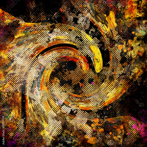 Slika na platnu abstract grunge twirl background