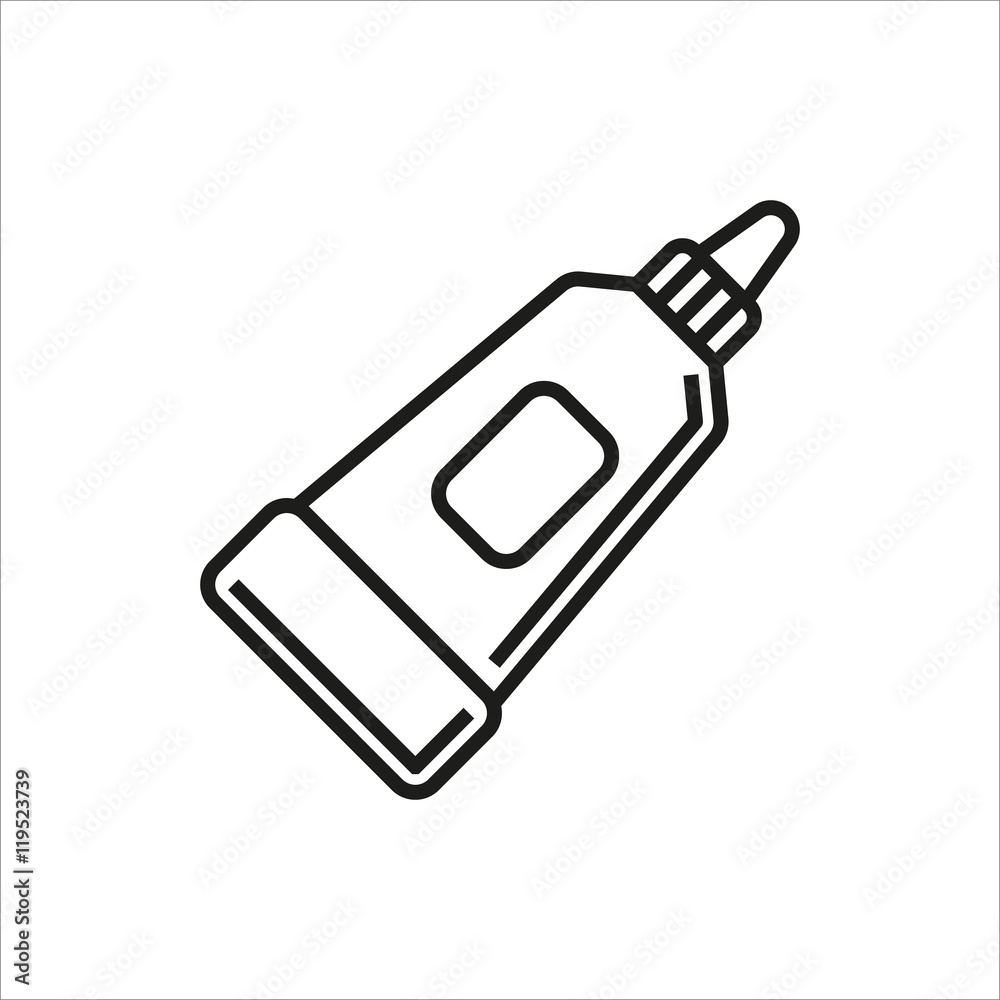 Tube, container, toothpaste, cream icon isolated Tube, container, toothpaste, cream icon isolated