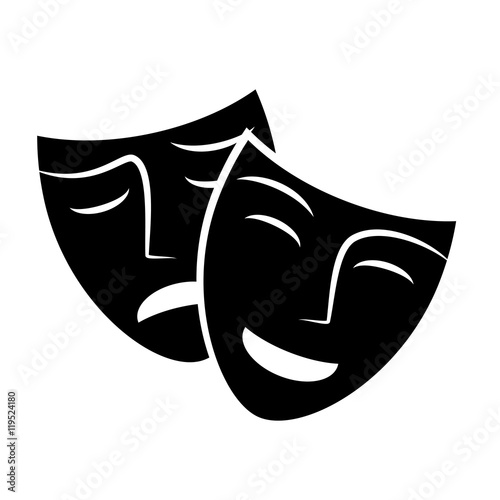 Mask vector icon.