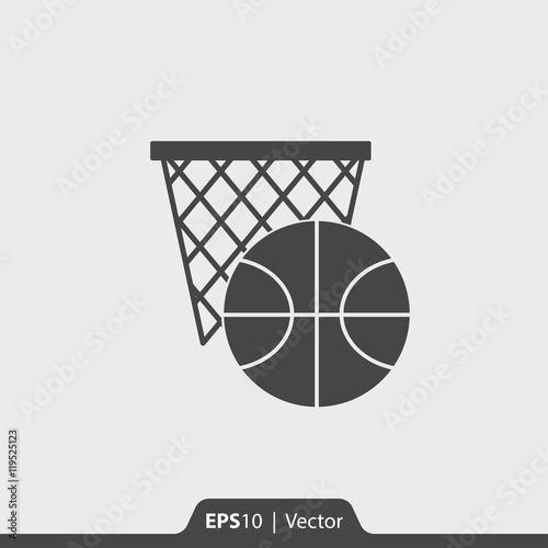 Basketball vector icon for web and mobile © StockKing