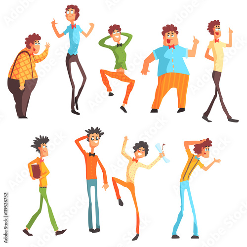 Flamboyant Know-it-all Character Set